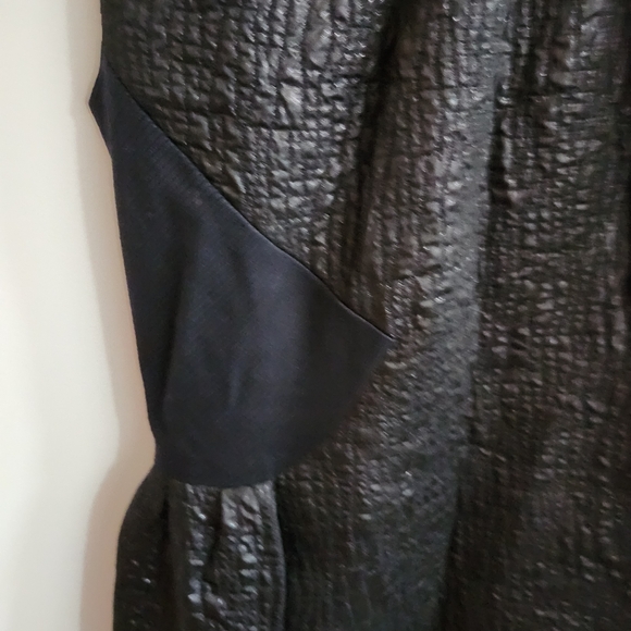 Rachel Comey Glossy Textured Paneled Dress Made in NYC Size Medium - Picture 5 of 12